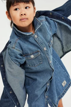 Lyhythihainen farkkumekko | Denim | Lapset | Kappahl