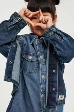 Lyhythihainen farkkumekko | Denim | Lapset | Kappahl