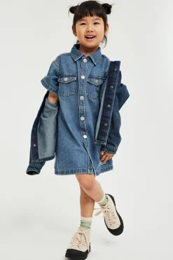 Lyhythihainen farkkumekko | Denim | Lapset | Kappahl