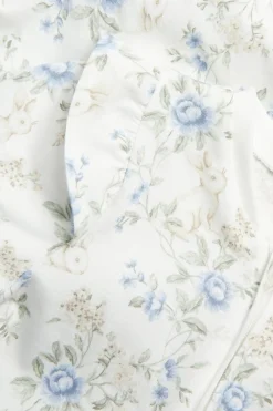 Lyhythihainen kukkakuvioinen pyjama | Luonnonvalkoinen | Vauvat | Newbie