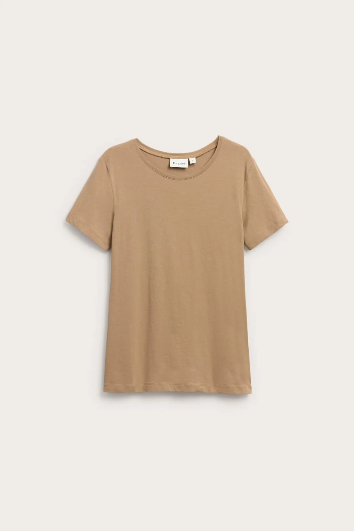 Lyhythihainen peruspaita | Beige | Naiset | Kappahl