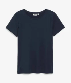 Lyhythihainen perustoppi | Tummansininen | Naiset | Kappahl