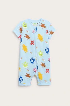 Lyhythihainen pyjama Babblarna | Vaaleansininen | Vauvat | Kappahl