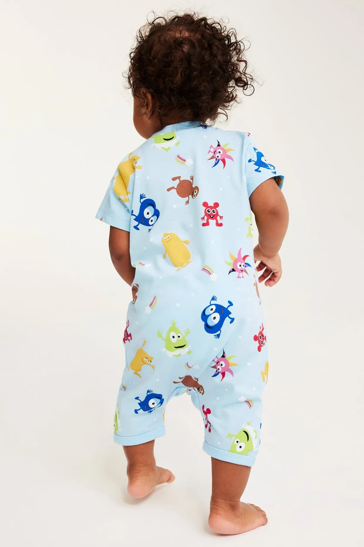 Lyhythihainen pyjama Babblarna | Vaaleansininen | Vauvat | Kappahl