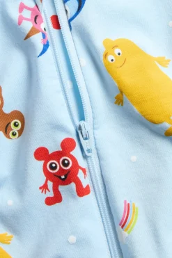 Lyhythihainen pyjama Babblarna | Vaaleansininen | Vauvat | Kappahl