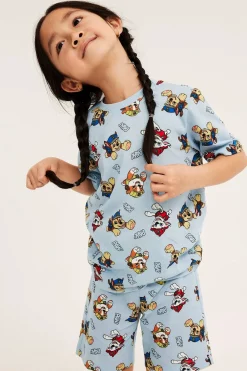 Lyhythihainen pyjama Ryhmä Hau | Sininen | Lapset | Kappahl