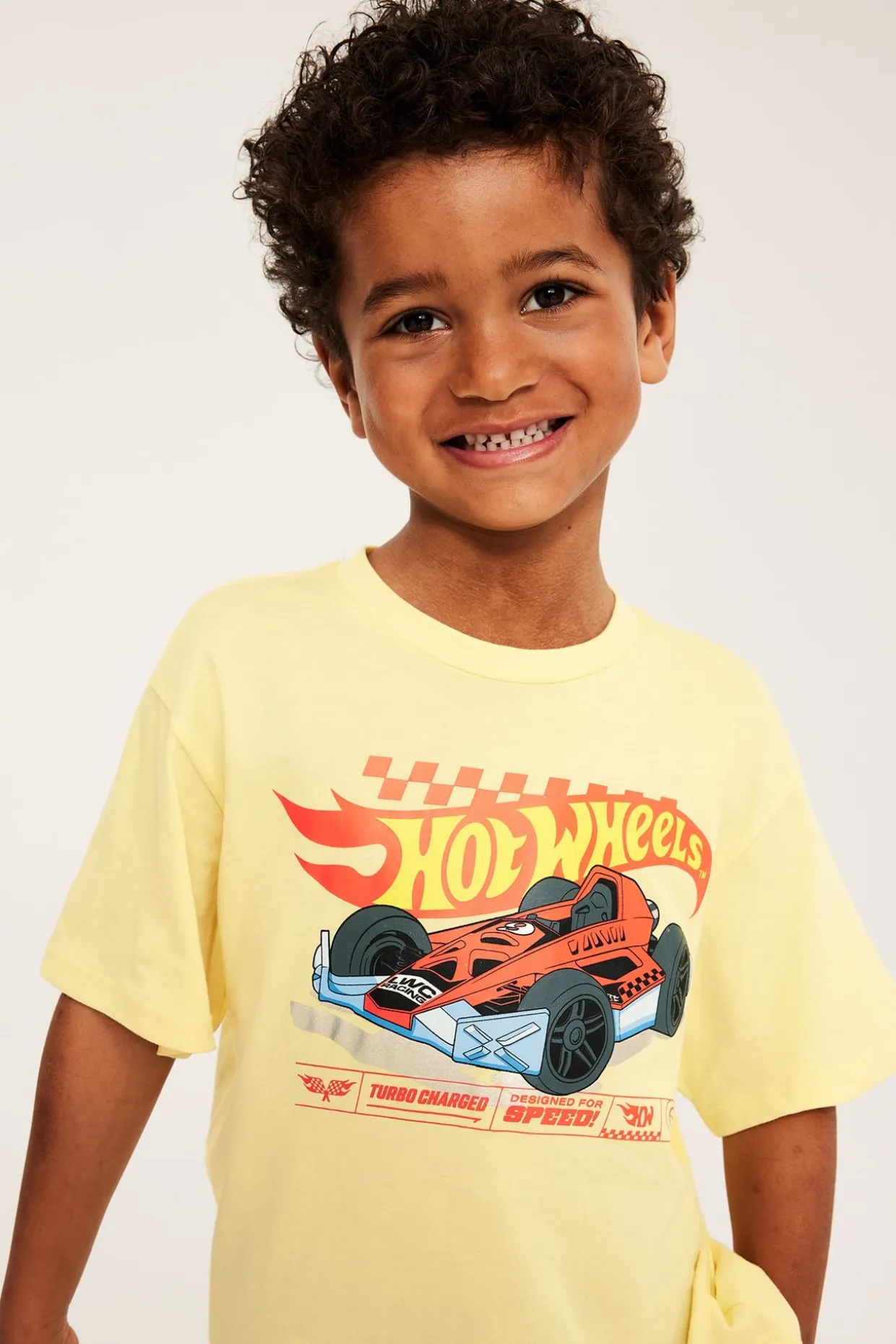 Lyhythihainen t-paita, Hot Wheels | Keltainen | Lapset | Kappahl