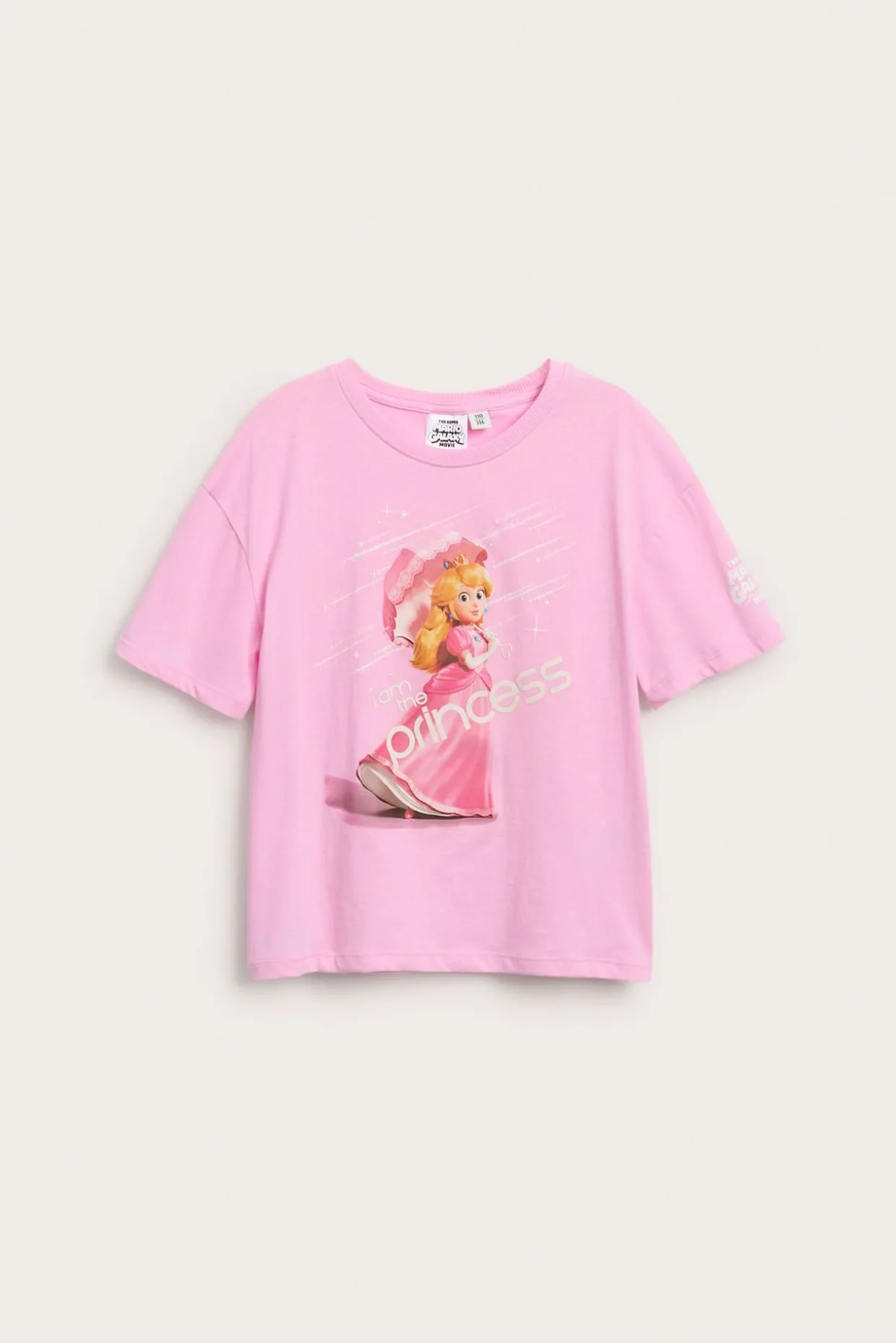 Lyhythihainen t-paita Princess Peach | Vaaleanpunainen | Lapset | Kappahl