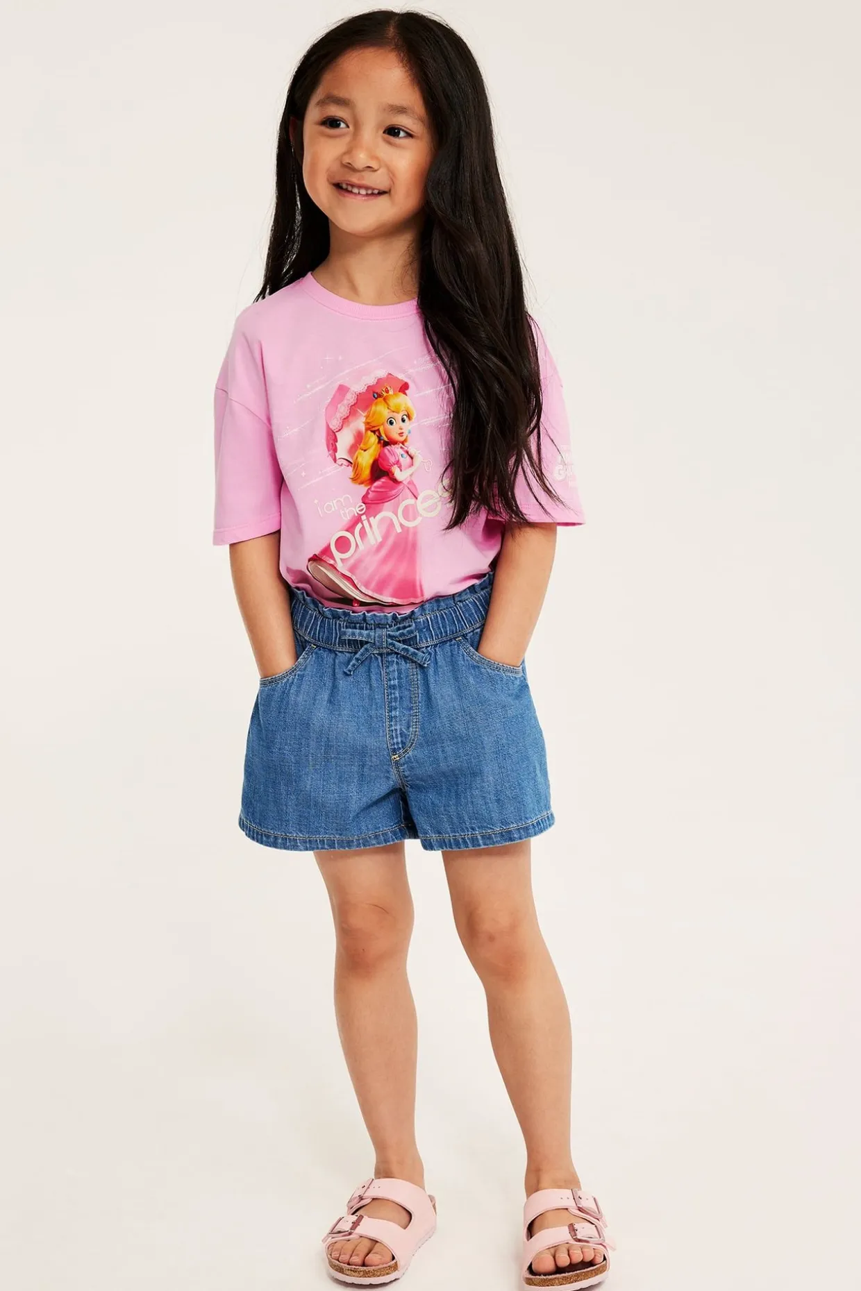 Lyhythihainen t-paita Princess Peach | Vaaleanpunainen | Lapset | Kappahl