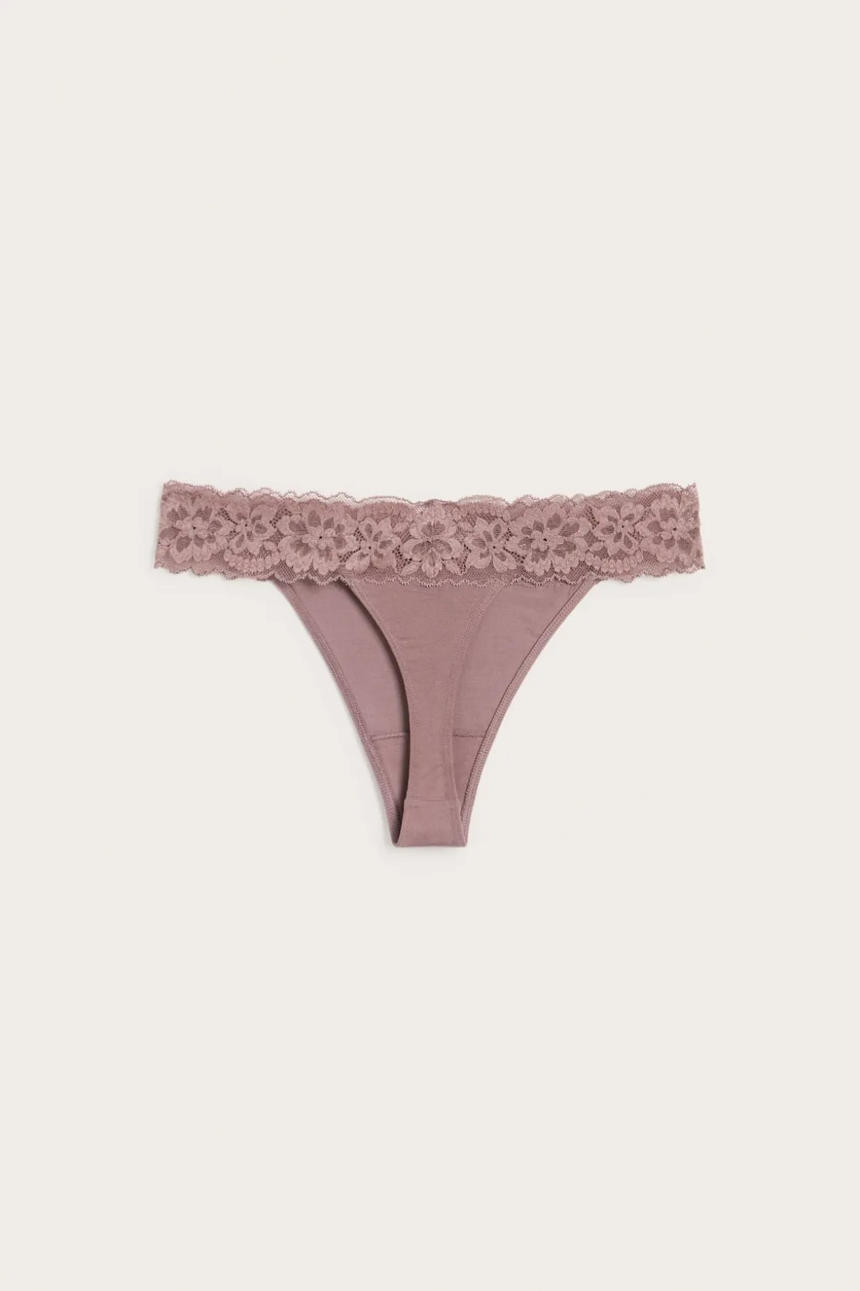 Lyocell-stringit | Tummanpinkki | Naiset | Kappahl