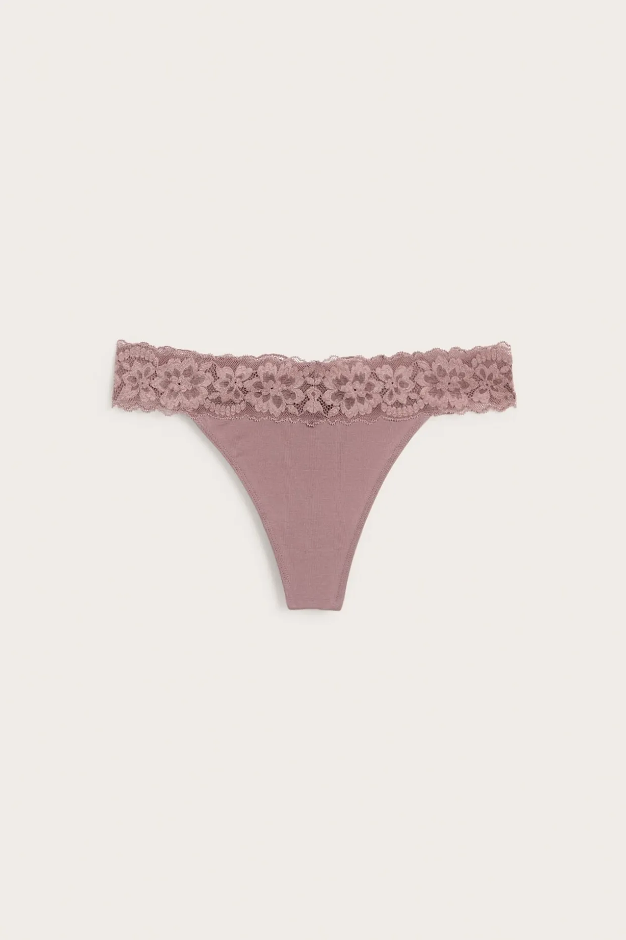 Lyocell-stringit | Tummanpinkki | Naiset | Kappahl