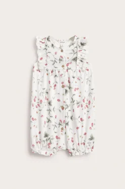 Mansikkakuvioinen potkupuku | Luonnonvalkoinen | Vauvat | Newbie