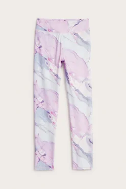 Marmorikuvioiset treenilegginsit | Luonnonvalkoinen | Lapset | Kappahl