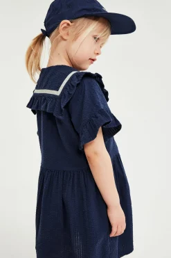 Mekko, jossa on röyhelöt | Sininen | Lapset | Kappahl