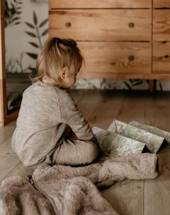 Merinovillaa oleva Kaxs-malliston aluskerrastopaita | Meleerattu beige | Lapset | Kappahl