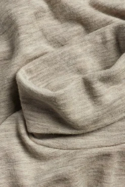 Merinovillaa oleva poolopaita | Meleerattu beige | Naiset | Kappahl