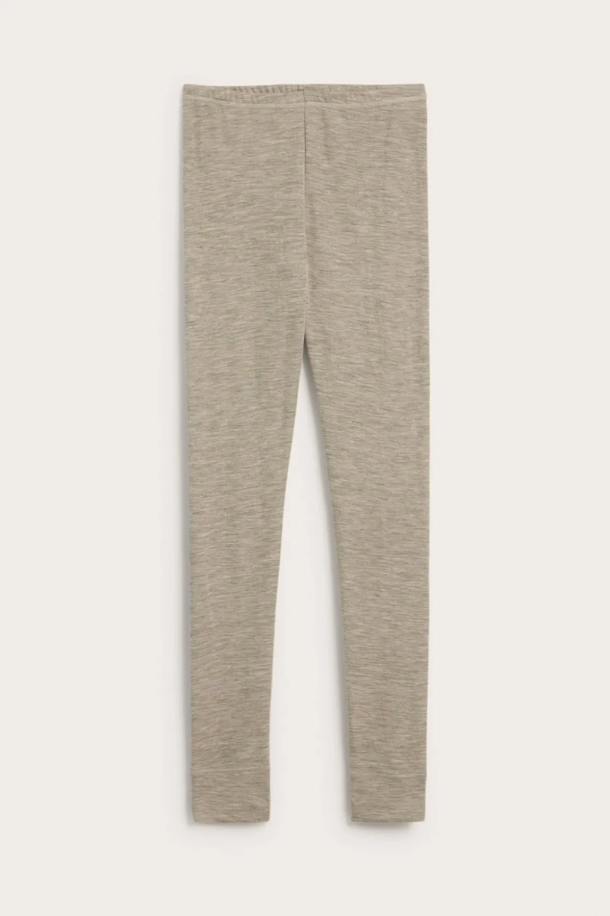 Merinovillaa olevat aluskerrastohousut | Meleerattu beige | Lapset | Kappahl