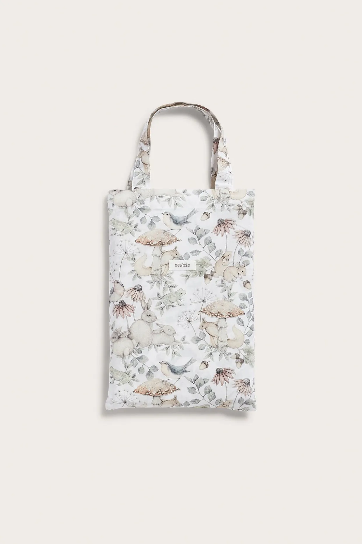 Metsäaiheinen vuodevaatesetti 100x130 | Vaaleanbeige | Vauvat | Newbie