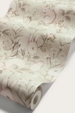 Metsäkuvioinen tapetti | Beige | Vauvat | Newbie