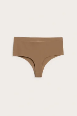 Mikromateriaalia olevat hipsterit | Ruskea | Naiset | Kappahl