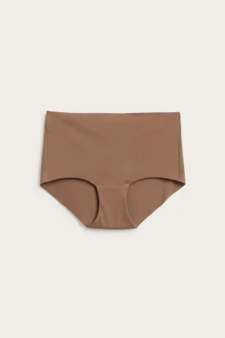 Mikromateriaalia olevat hipsterit | Ruskea | Naiset | Kappahl