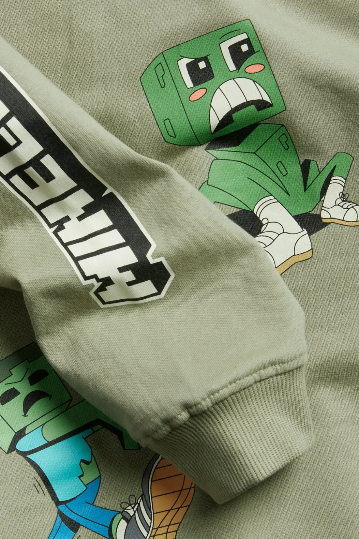 Minecraft-collegepaita | Tummanvihreä | Lapset | Kappahl