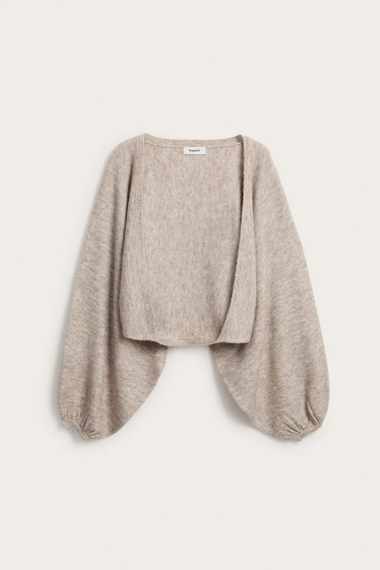 Neulottu bolero | Meleerattu beige | Naiset | Kappahl