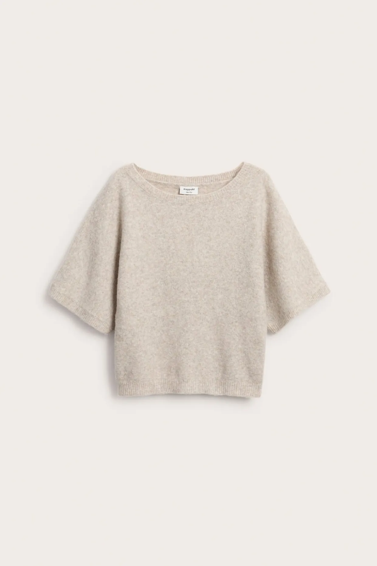 Neulottu pusero, jossa on venepääntie | Beige | Lapset | Kappahl