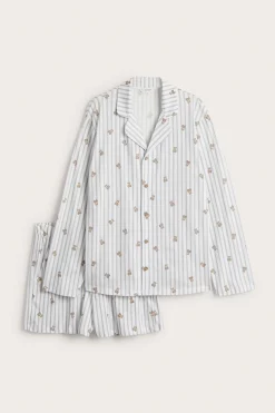 Newbie Womanin kuviollinen pyjama | Luonnonvalkoinen | Lapset | Newbie
