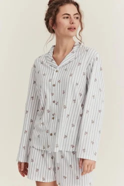 Newbie Womanin kuviollinen pyjama | Luonnonvalkoinen | Lapset | Newbie