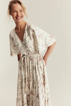 Newbie Woman -malliston kukkakuvioinen mekko | Luonnonvalkoinen | Lapset | Newbie