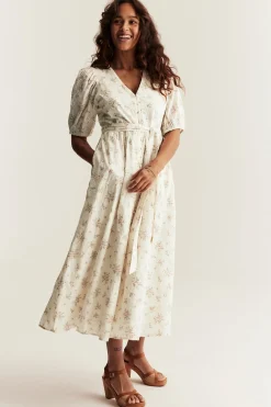 Newbie Woman -malliston kukkakuvioinen mekko | Luonnonvalkoinen | Lapset | Newbie