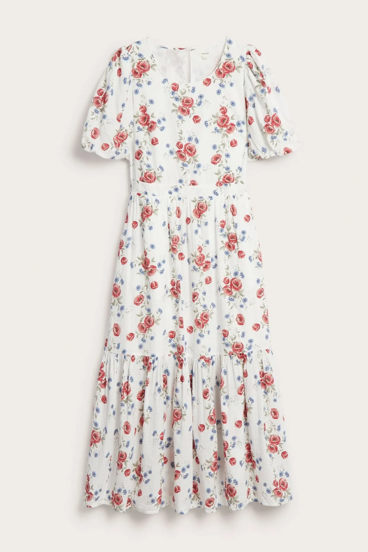 Newbie Woman -malliston kukkakuvioinen mekko | Luonnonvalkoinen | Lapset | Newbie