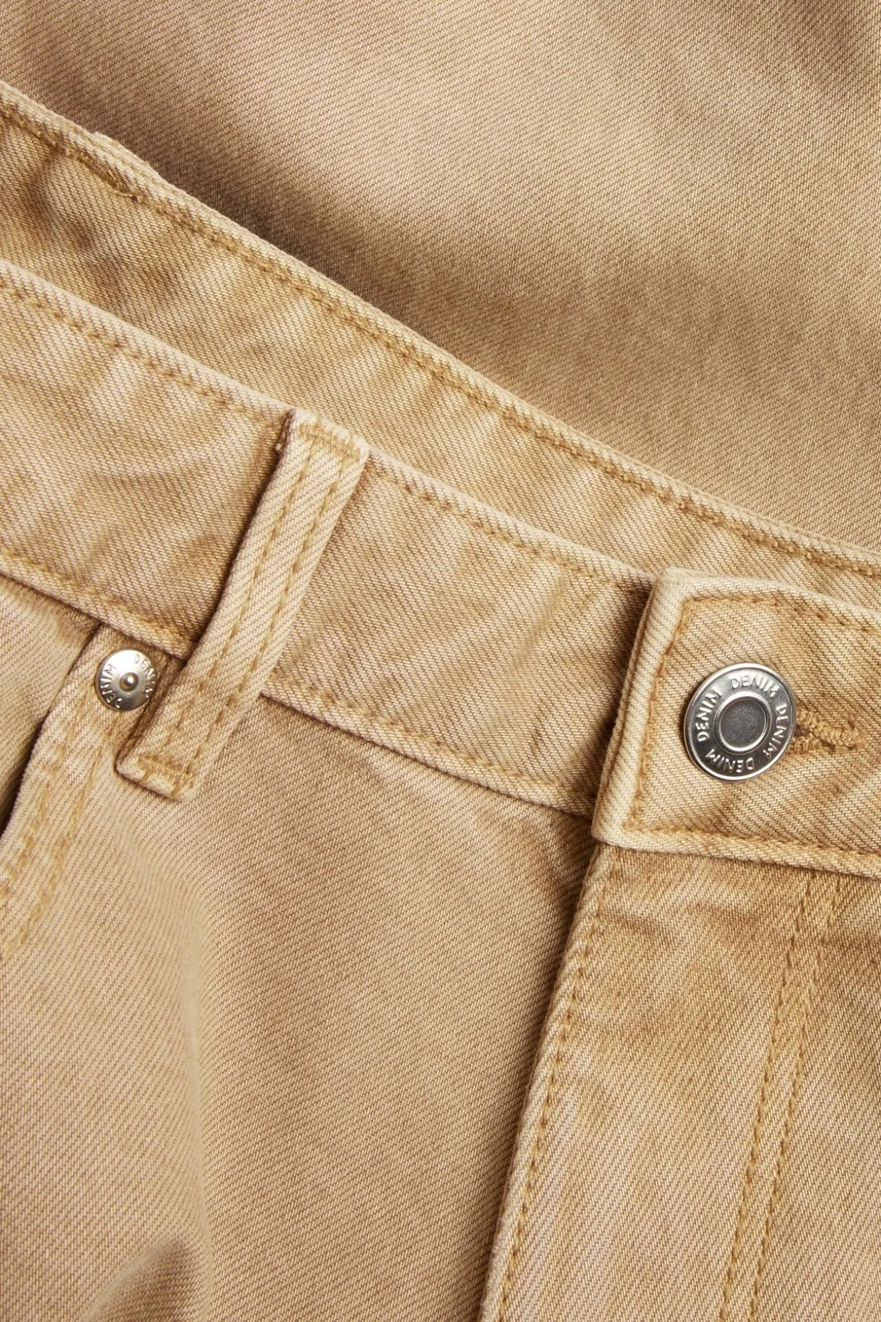 Normaalimalliset tvillifarkut | Beige | Miehet | Kappahl