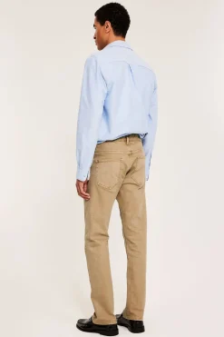 Normaalimalliset tvillifarkut | Beige | Miehet | Kappahl