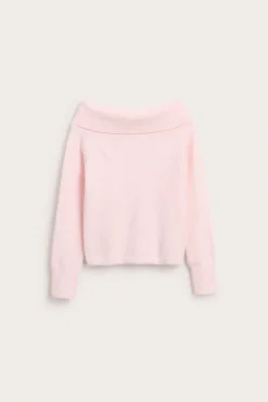 Off-shoulder-neulepusero | Vaaleanpunainen | Lapset | Kappahl