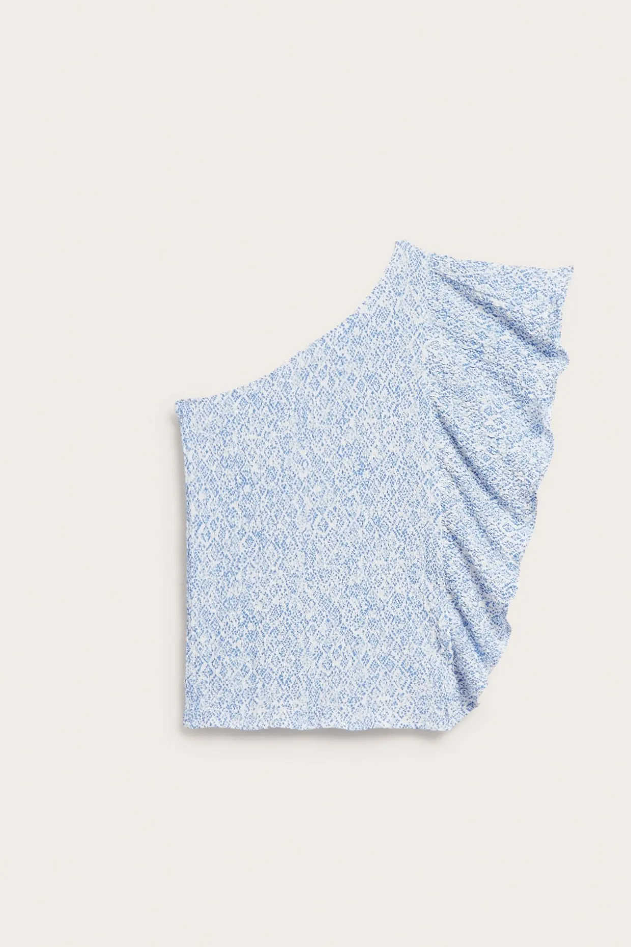 One-shoulder-paita, jossa röyhelö | Sininen | Lapset | Kappahl