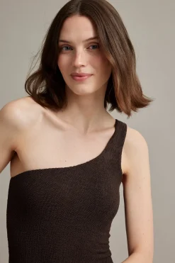 One shoulder -uimapuku | Ruskea | Naiset | Kappahl
