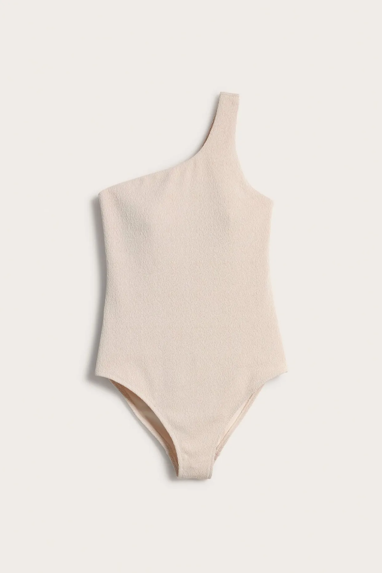 One shoulder -uimapuku | Vaaleanbeige | Naiset | Kappahl