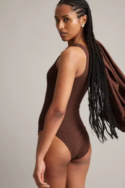 One shoulder -uimapuku | Viininpunainen | Naiset | Kappahl
