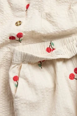 2-osainen kirsikkakuvioinen setti | Beige | Lapset | Kappahl