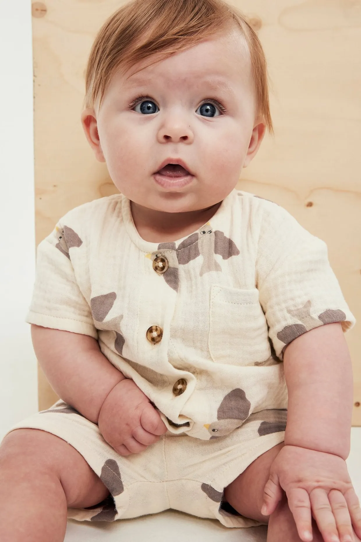 2-osainen vauvojen musliinisetti | Beige | Lapset | Kappahl