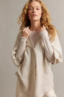 Oversized-mallinen pellavapaita | Beige | Naiset | Kappahl