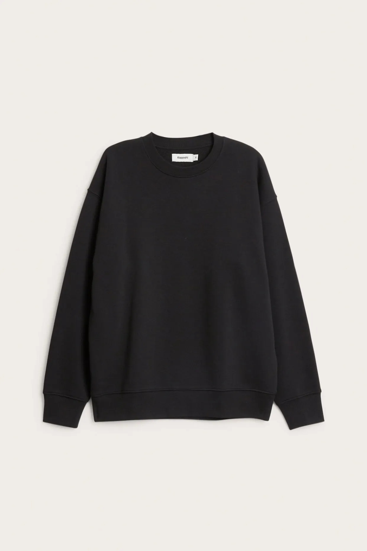 Oversized sweatshirt | Musta | Miehet | Kappahl