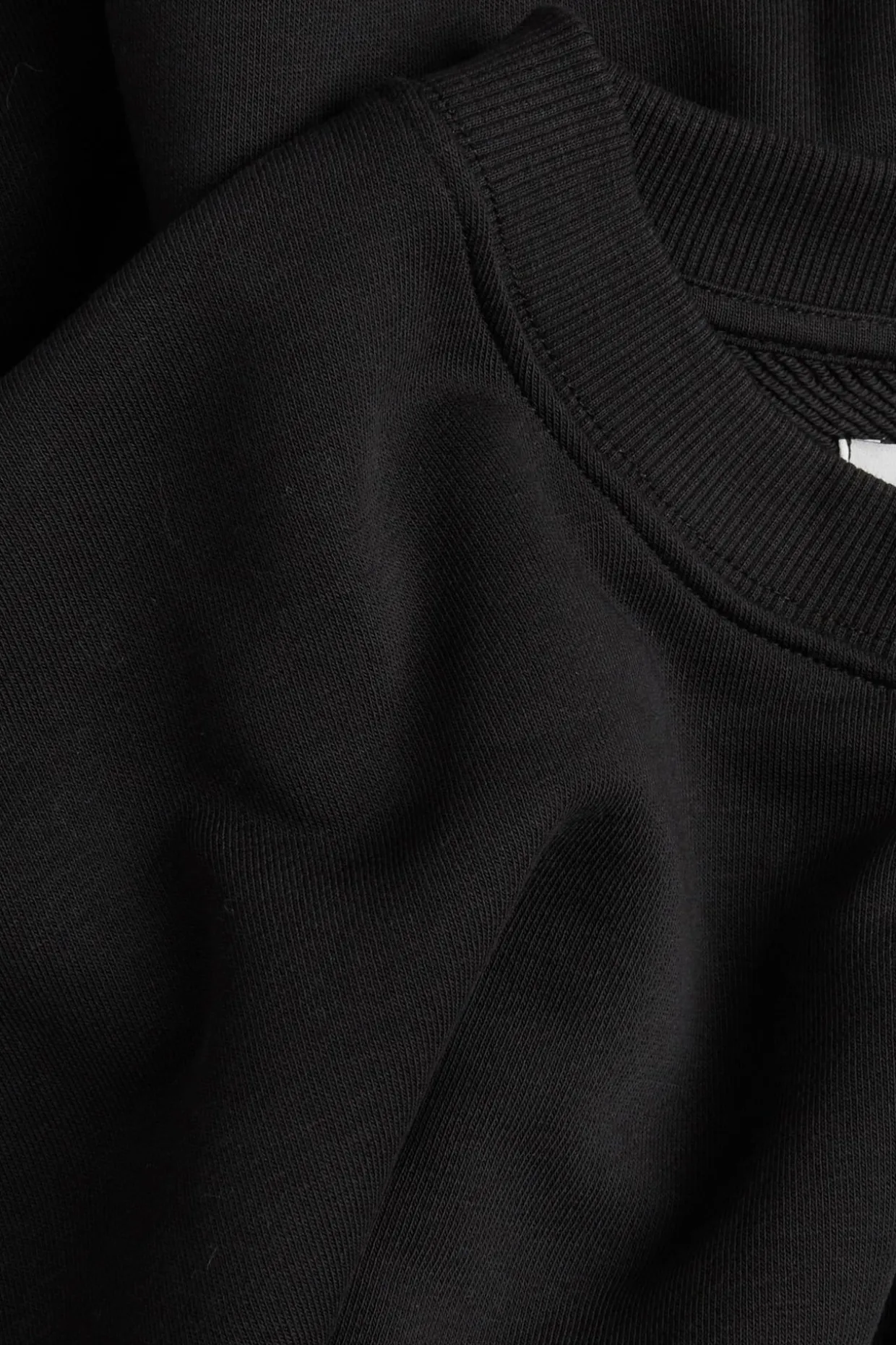 Oversized sweatshirt | Musta | Miehet | Kappahl