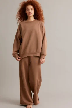 Oversized sweatshirt | Ruskea | Naiset | Kappahl