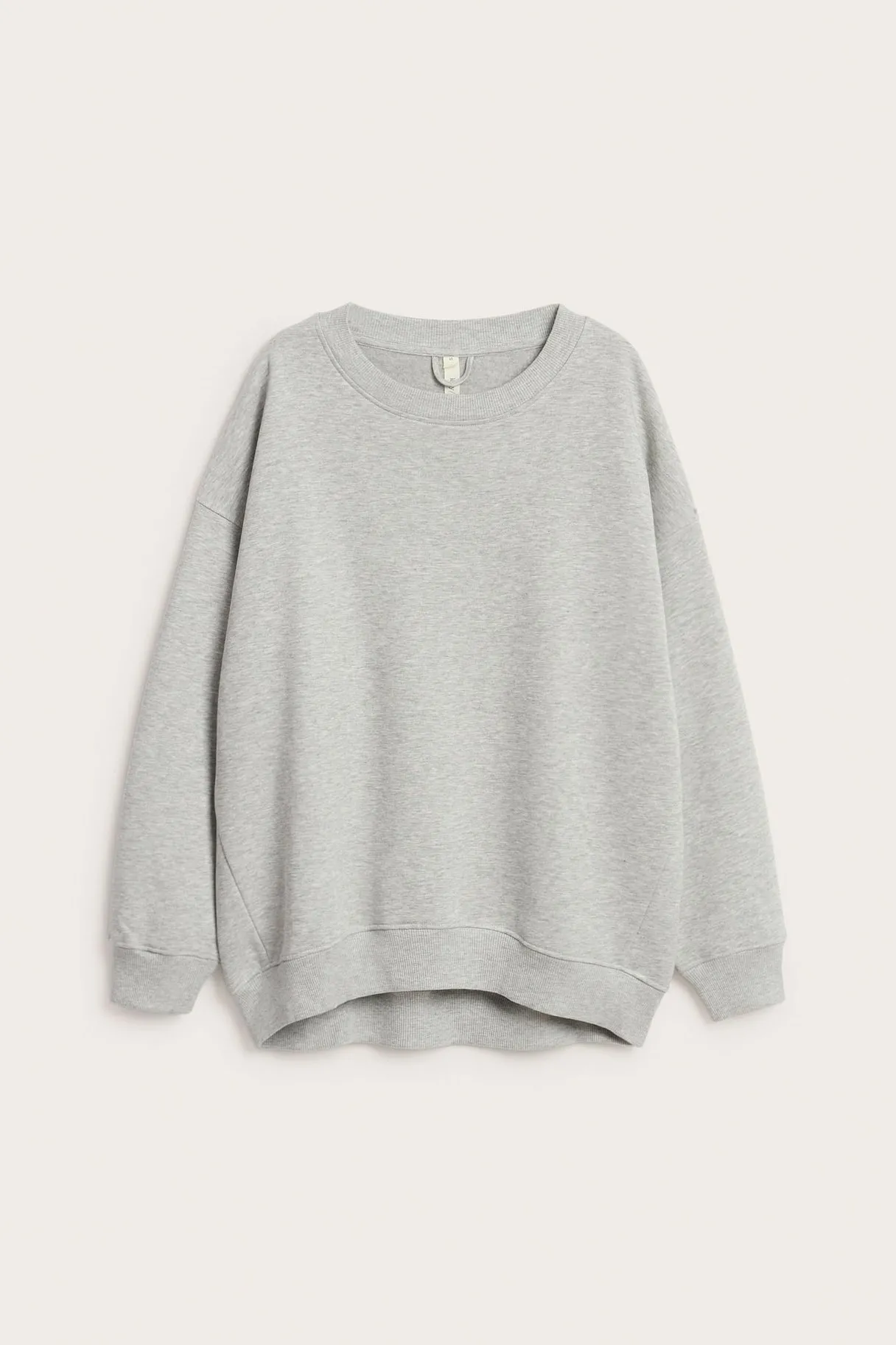 Oversized sweatshirt | Vaaleanharmaa | Naiset | Kappahl