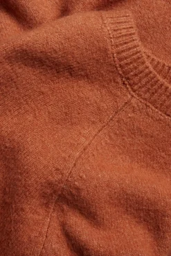 Oversize-mallinen neulottu t-paita | Punainen | Naiset | Kappahl
