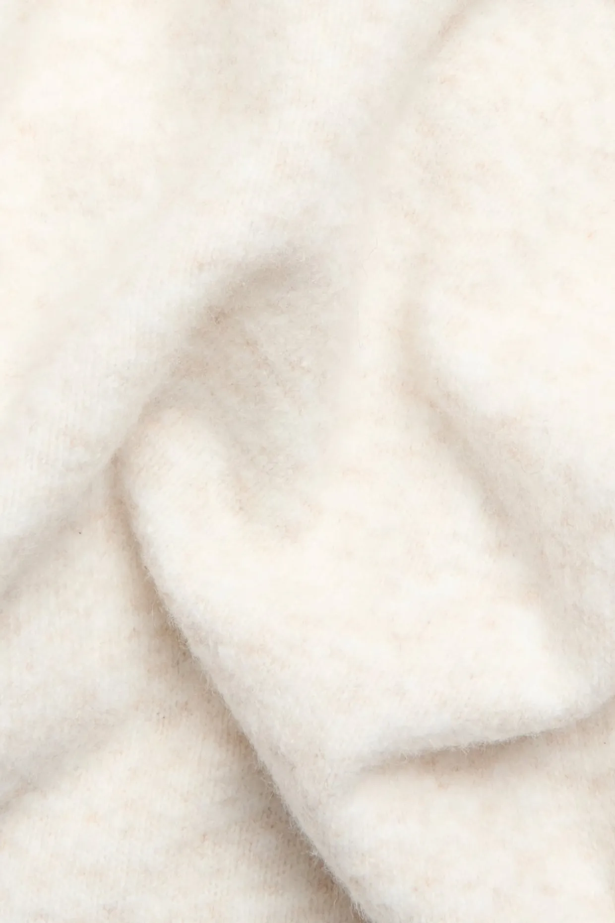 Oversize-mallinen neulottu t-paita | Vaaleanbeige | Naiset | Kappahl