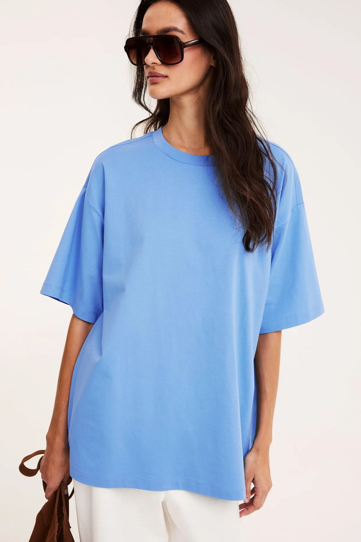 Oversize-t-paita | Sininen | Naiset | Kappahl